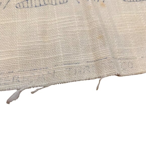 VTG Table Runner Scarf Needlepoint Canvas Mexico Cowboy Dancer Design Cotton - Picture 6 of 7